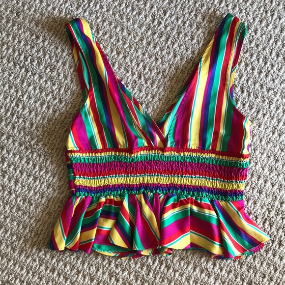 💕💚🌟🦋Rainbow Colors Festival Top!💕🦋🌟💚 - Picture 4 of 6